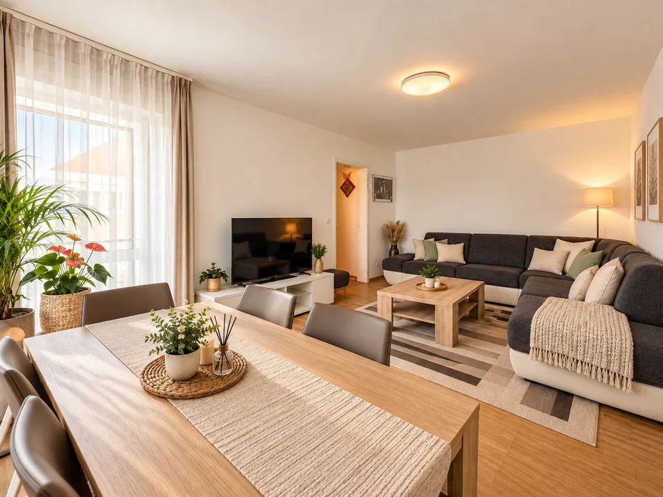 Charmanter Apartment mit 2.5 Zimmern im 3. Stock in Marly – Foto 3 von 8