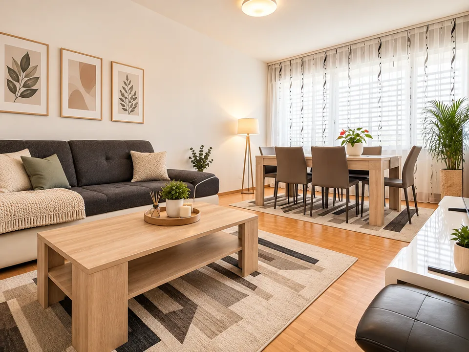 Charmanter Apartment mit 2.5 Zimmern im 3. Stock in Marly – Foto 4 von 8