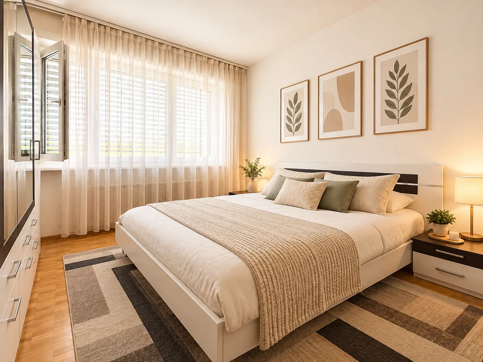 Charmanter Apartment mit 2.5 Zimmern im 3. Stock in Marly – Foto 6 von 8