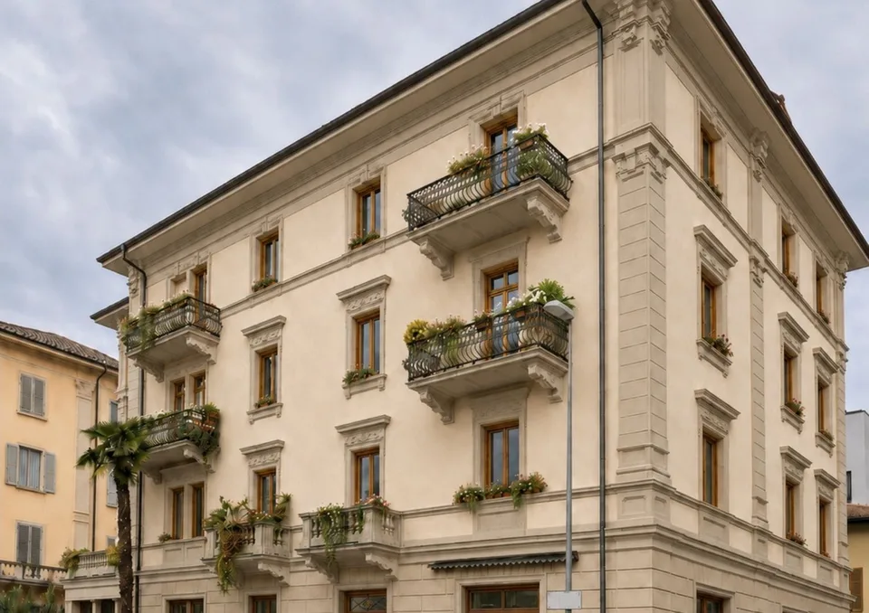 Palazzina storica in centro a Lugano Oggetto 1 – Foto 7 von 7