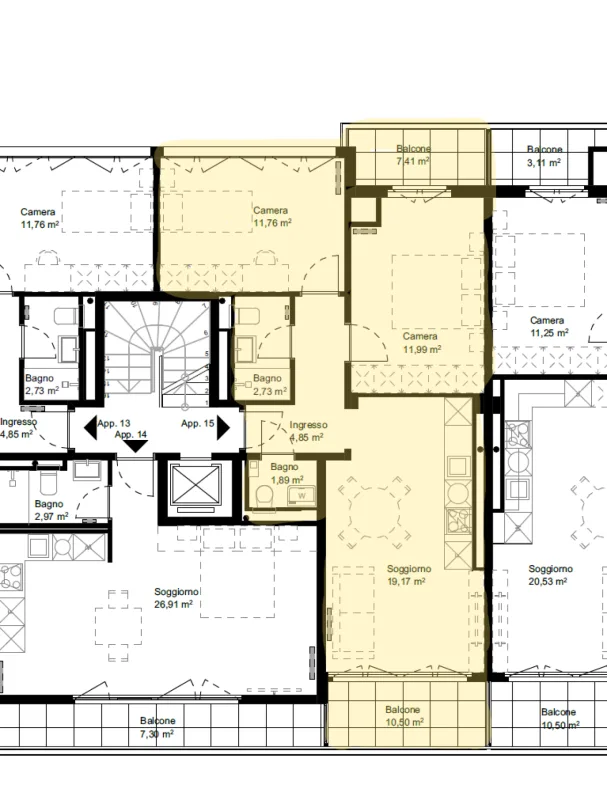 3,5 Lokale mit Balkon – Foto 6 von 6