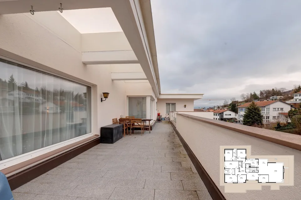 240 m² Penthouse mit Panorama-Bodenseeblick und 210 m² Terrasse – Foto 23 von 29