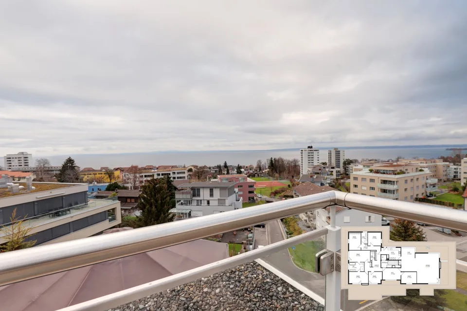 240 m² Penthouse mit Panorama-Bodenseeblick und 210 m² Terrasse – Foto 26 von 29
