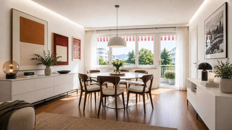 Champel | Elegante 5-Zimmer-Wohnung mit freiem Blick und Balkonen – Foto 5 von 12