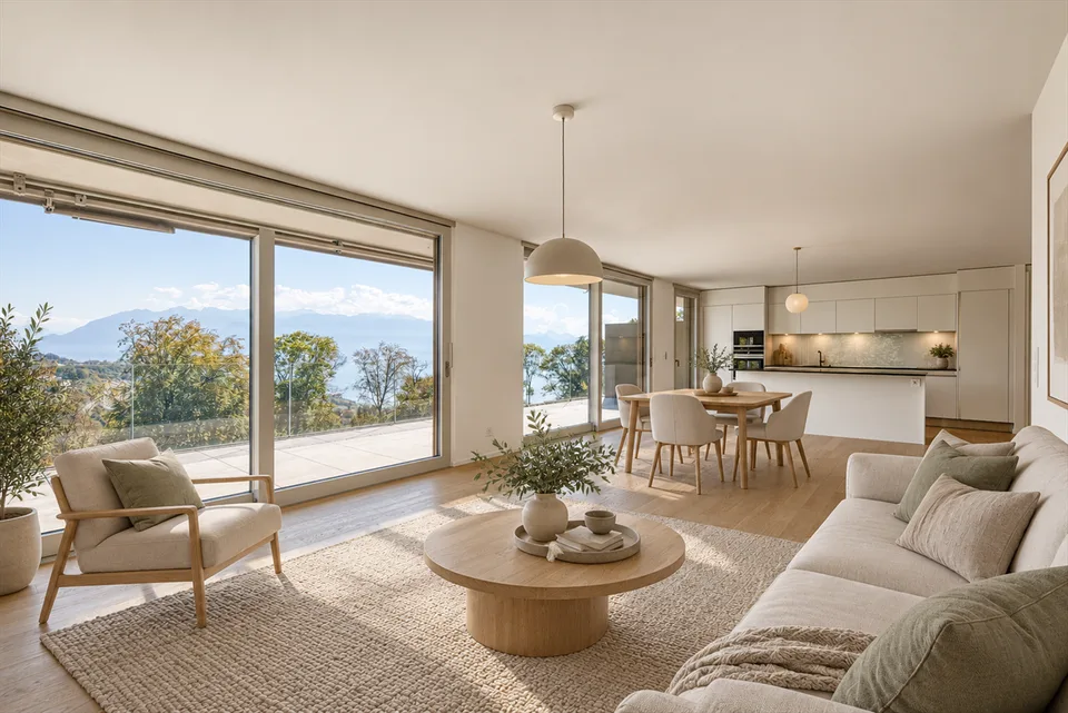 Ampio appartamento di 5,5 locali con vasta terrazza e vista sul lago – foto 3 di 10