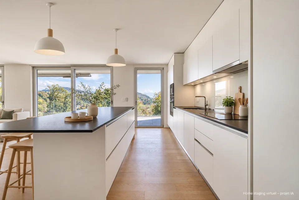 Ampio appartamento di 5,5 locali con vasta terrazza e vista sul lago – foto 6 di 10