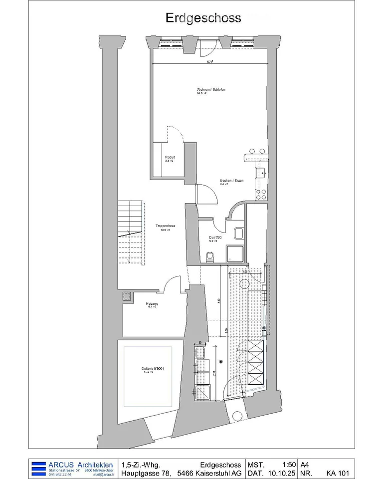 Maisonnette 5,5 pièces + appartement 1,5 pièces au rez-de-chaussée avec espace commercial à Kaiserstuhl + terrain en Allemagne – photo 26 sur 30