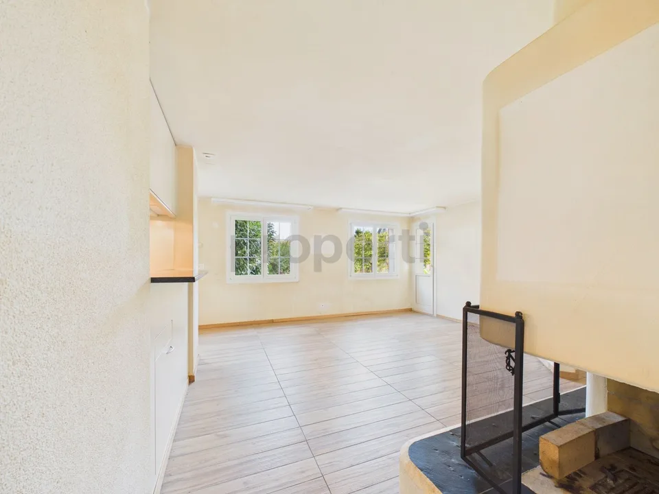 Cozy 3.5-room garden apartment with fireplace and design potential – photo 18 of 29