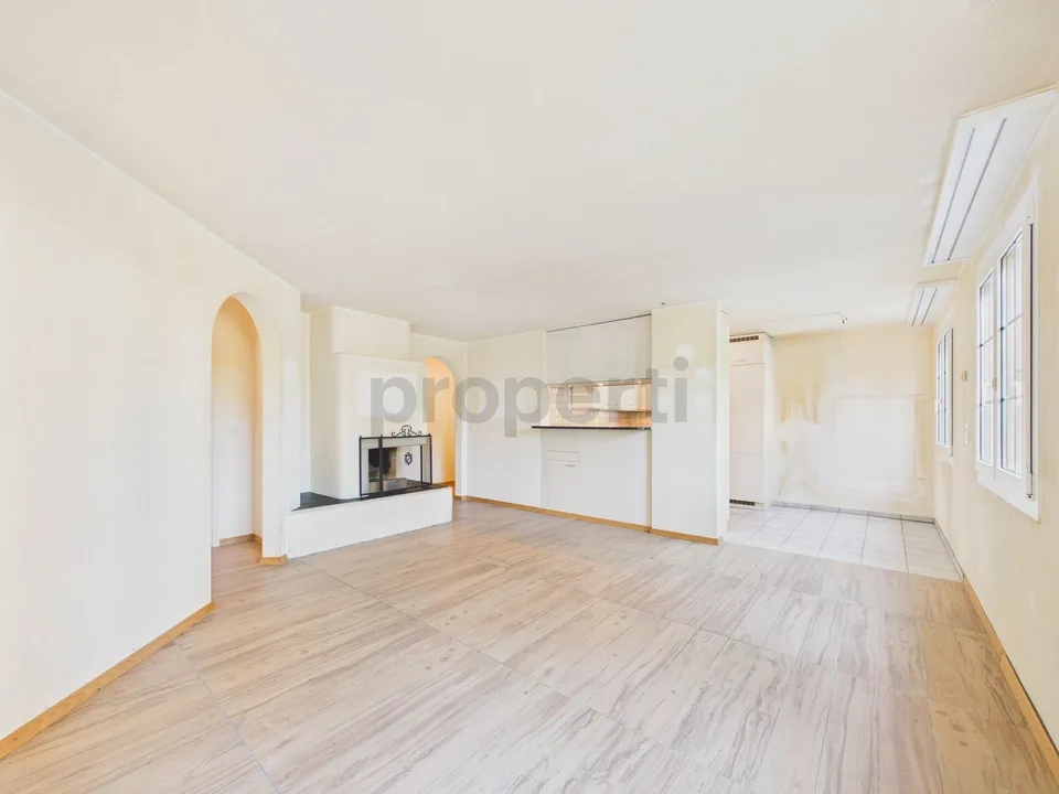 Cozy 3.5-room garden apartment with fireplace and design potential – photo 17 of 29