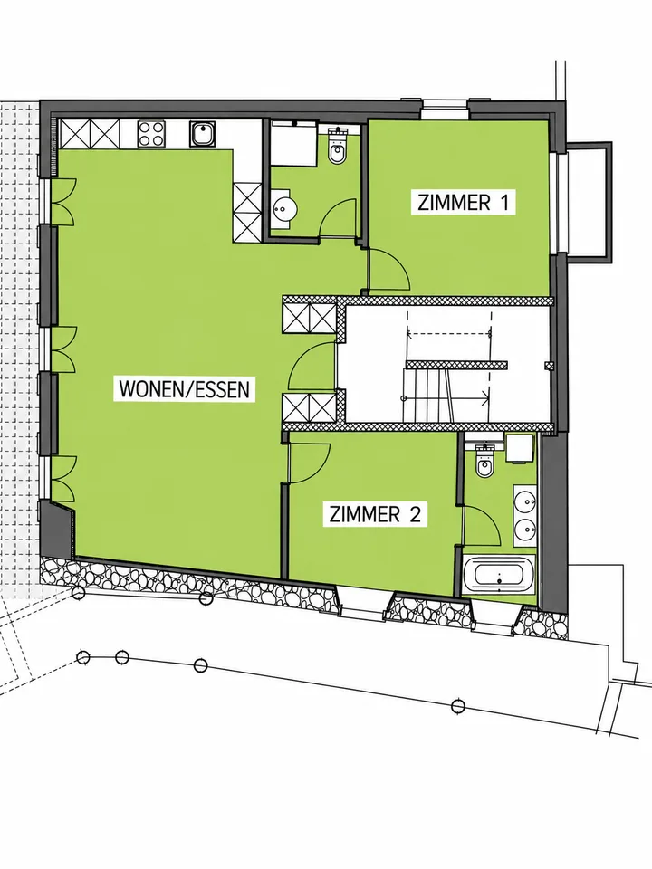 Palazzina Restaurata a Nuovo, Layout Funzionale & Alta Efficienza E... – Foto 5 von 6