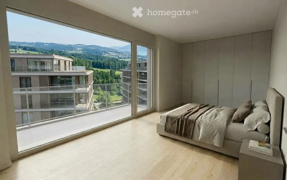 Neubau-Attikawohnung in Forch – Foto 3 von 3
