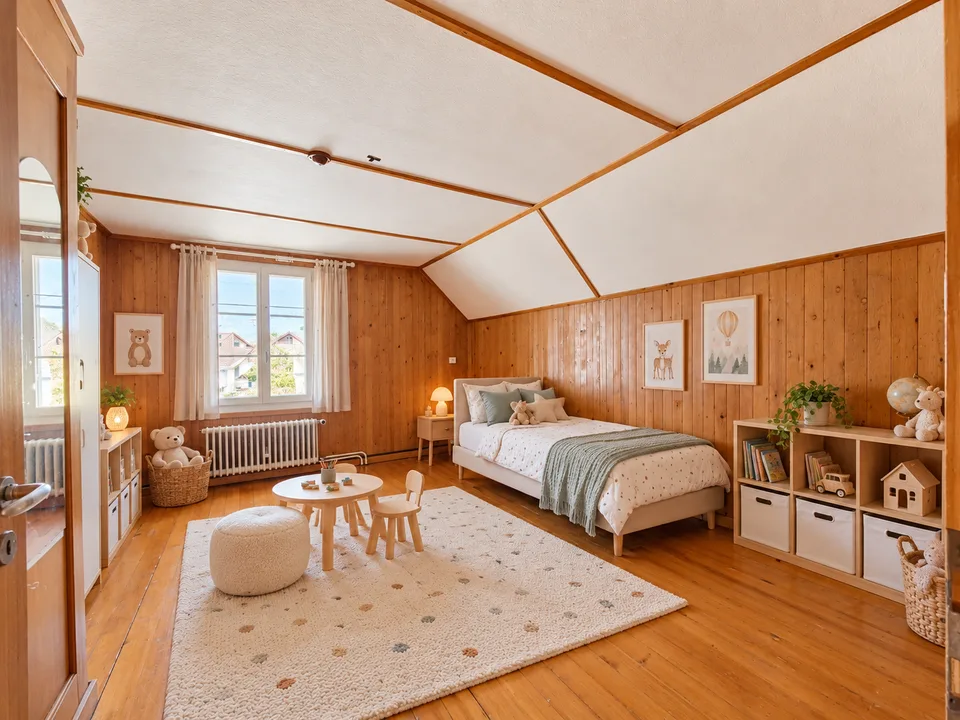 Maison jumelée de 6,5 pièces charmante avec charme de bâtiment ancien à Biglen – photo 4 sur 11