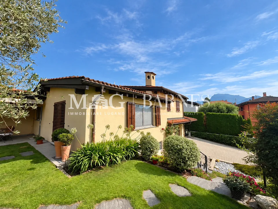 Gentilino: Villa con ampi spazi, giardino e portico – photo 7 sur 9