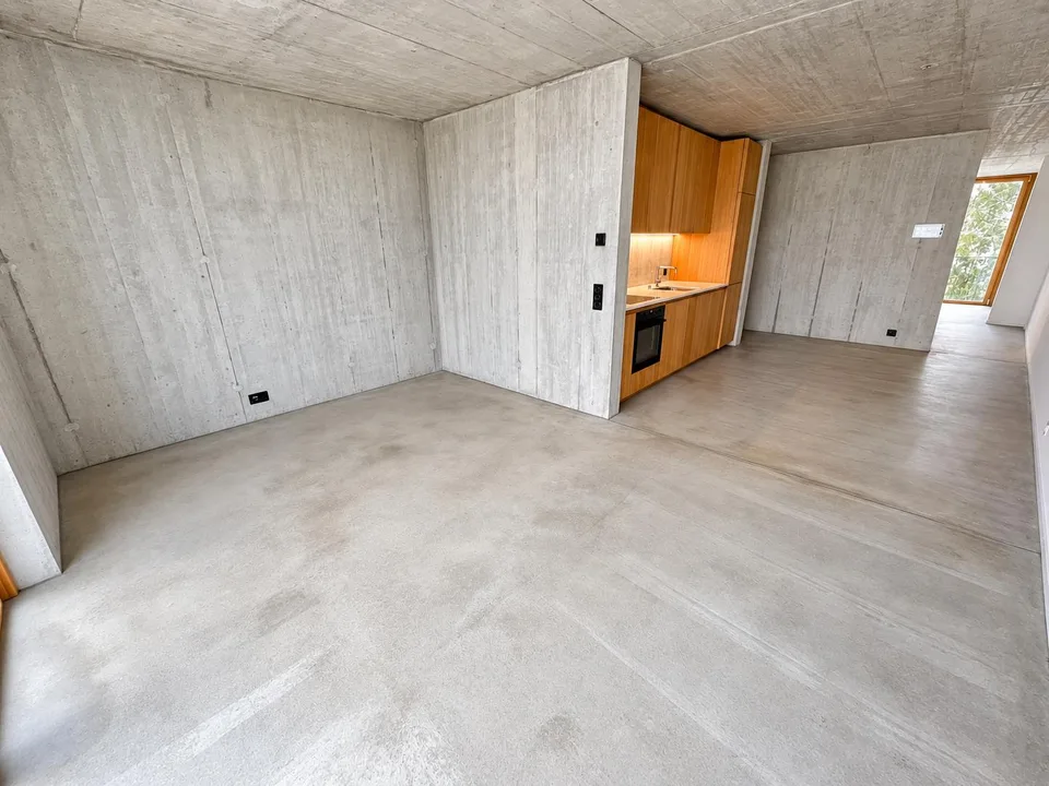 Modern concrete-style apartment near Spalentor – photo 5 of 10
