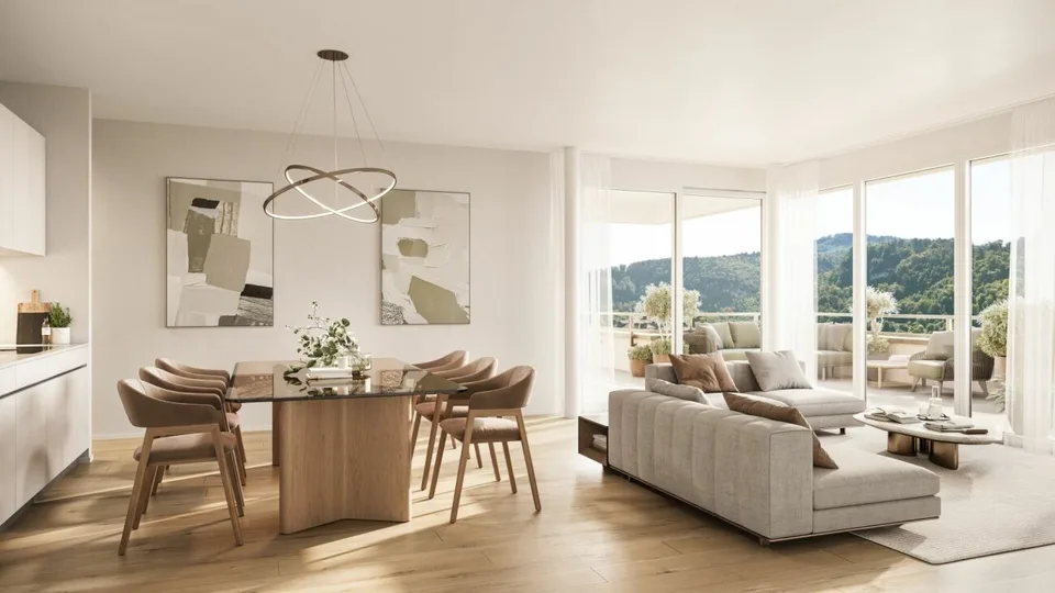 Modern und stilvoll - 4.5-Zimmer Neubauwohnung im EG – Foto 4 von 6