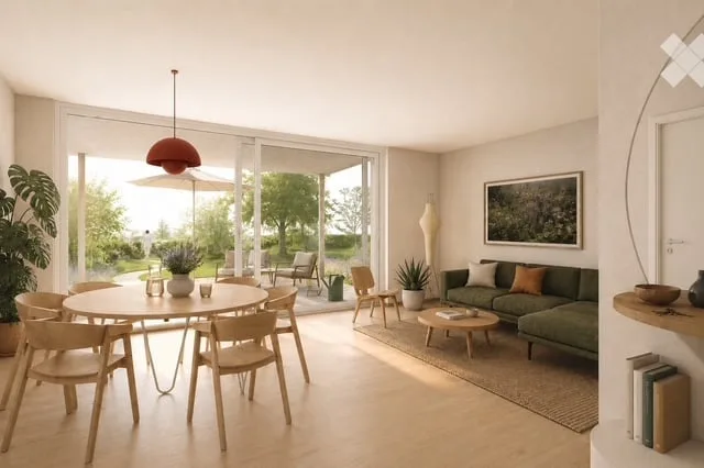 Nuova costruzione: appartamento-maisonnette di 3,5 locali con giardino a Riehen – foto 4 di 8