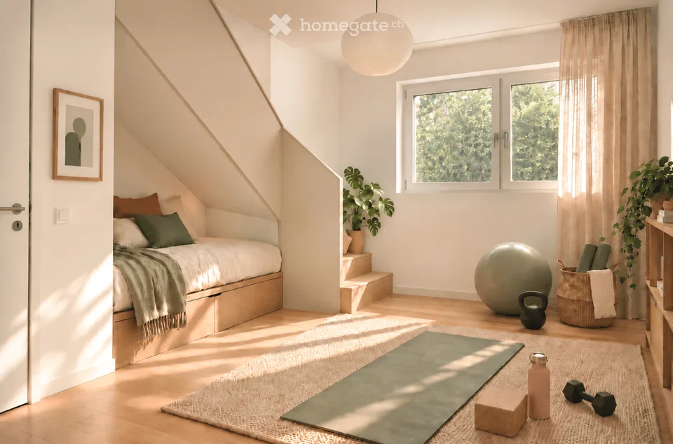 Nuova costruzione: appartamento-maisonnette di 3,5 locali con giardino a Riehen – foto 5 di 8