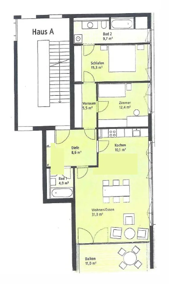 Exklusive und moderne 3.5-Zimmer-Wohnung mit Seenähe in Nidau – Foto 14 von 15