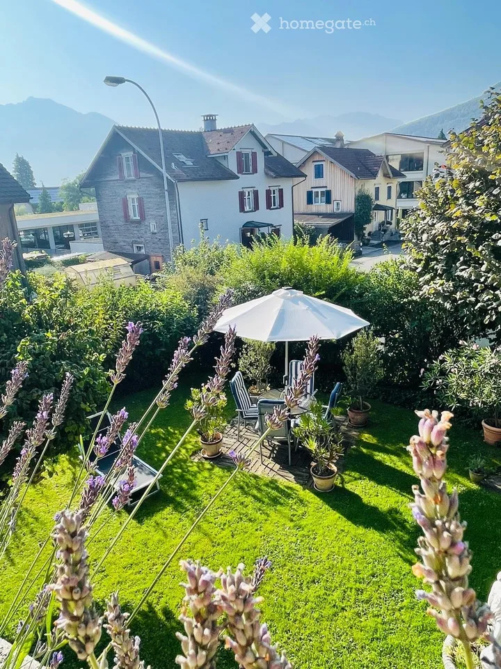 Appartamento duplex/maisonette spazioso di 6,5 locali con giardino incantato a Grabs – foto 17 di 20
