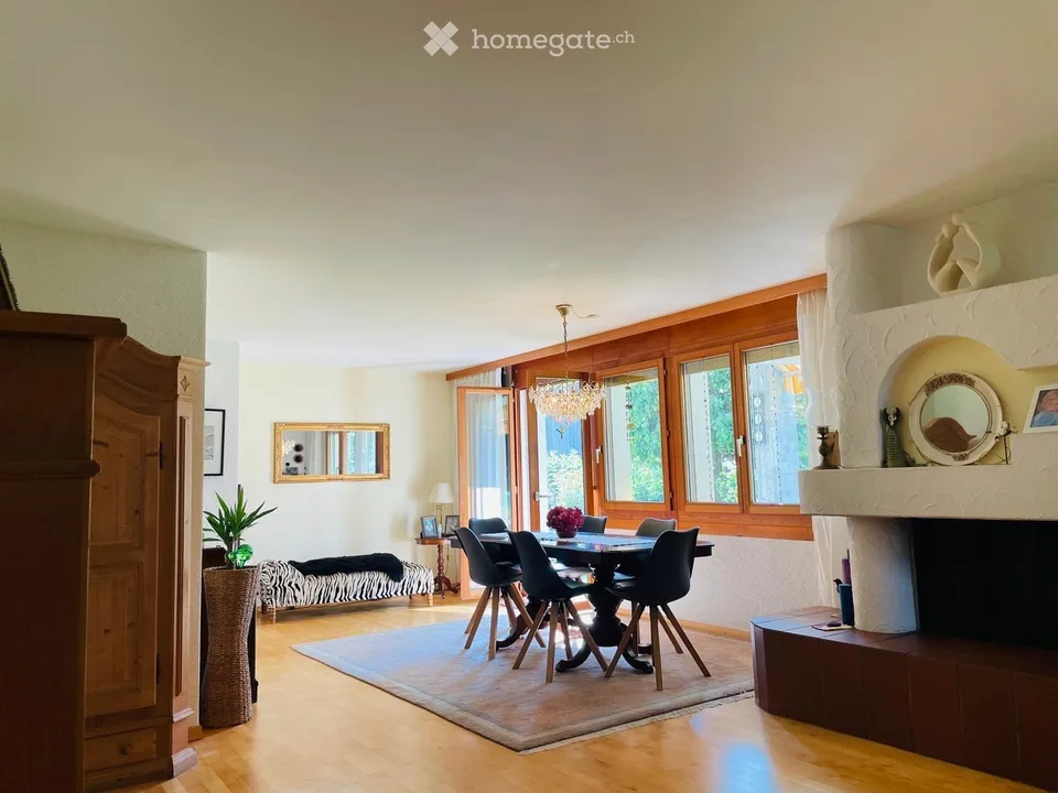 Appartamento duplex/maisonette spazioso di 6,5 locali con giardino incantato a Grabs – foto 4 di 20