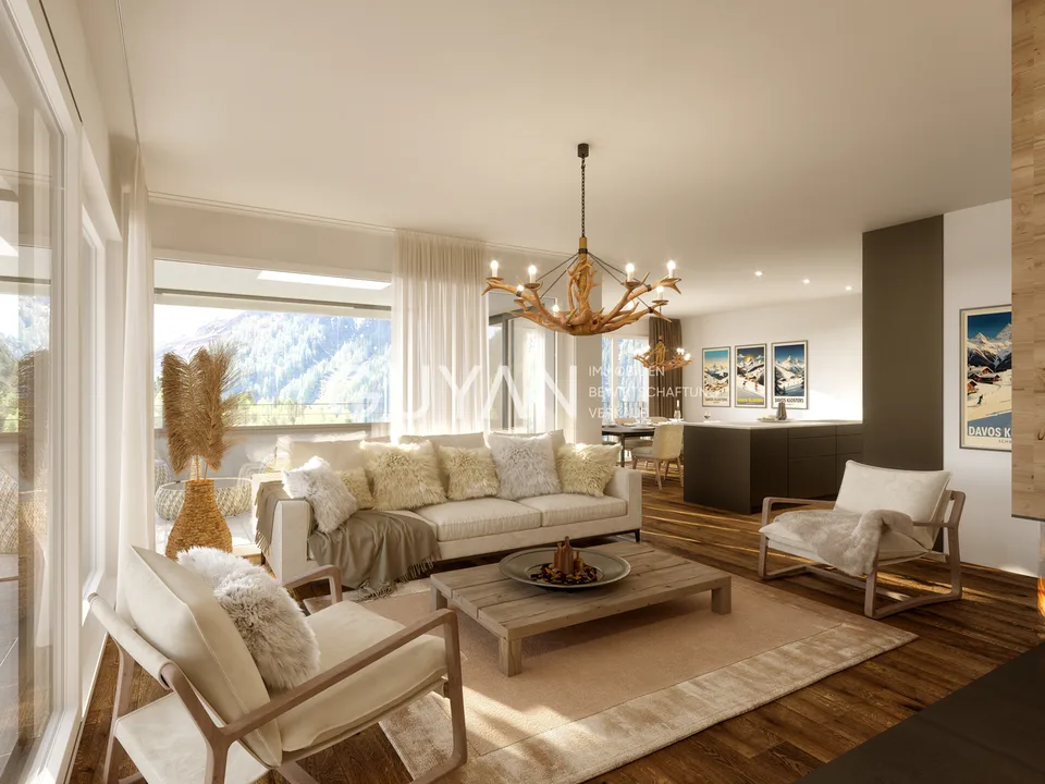 3 1/2- ATTIKA ZWEITWOHNUNG BEGONIE, NR. 1B.32 – Foto 3 von 3