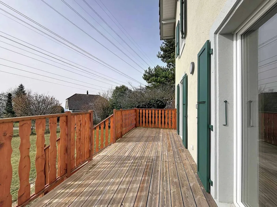 Triplex de 4.5 pièces - grand jardin et vue partielle sur lac – Foto 25 von 26