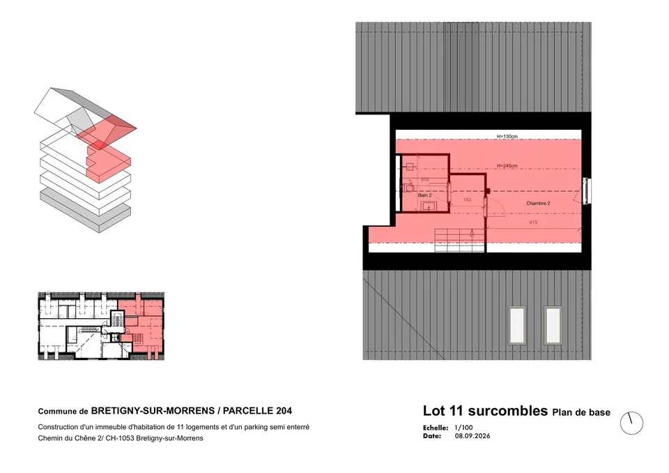 Moderne 4.5-Zimmer-Duplex in Bretigny-sur-Morrens – Foto 13 von 16