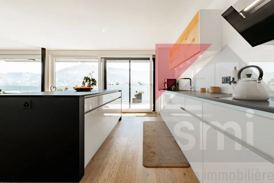 4.5 Zimmer Attikawohnung in Le Pâquier-Montbarry – Foto 7 von 13