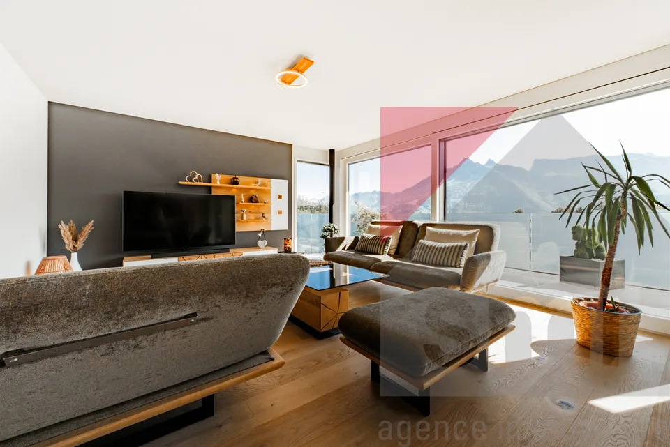 4.5 Zimmer Attikawohnung in Le Pâquier-Montbarry – Foto 5 von 13