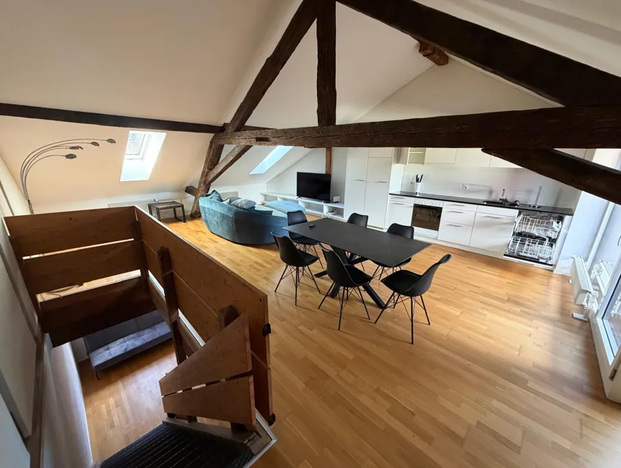 3,5 Zimmer-Duplexwohnung im Herzen von Nidau – Foto 4 von 15