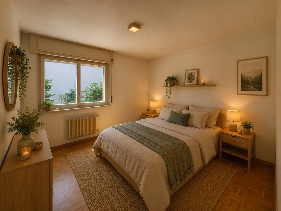 In affitto in quartiere tranquillo sulle alture di Montreux – foto 3 di 12