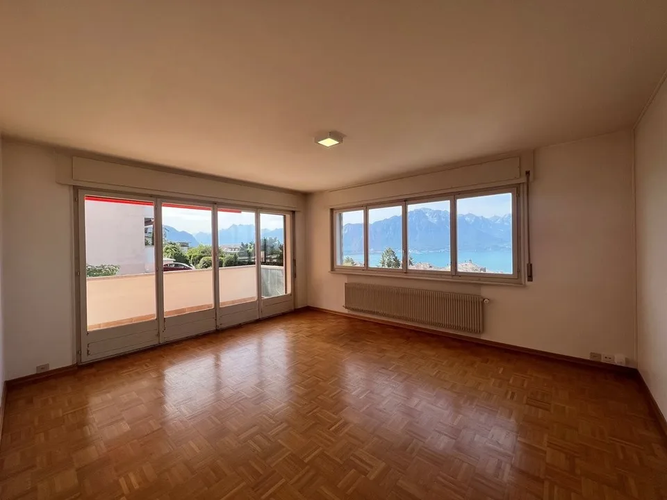 In affitto in quartiere tranquillo sulle alture di Montreux – foto 11 di 12