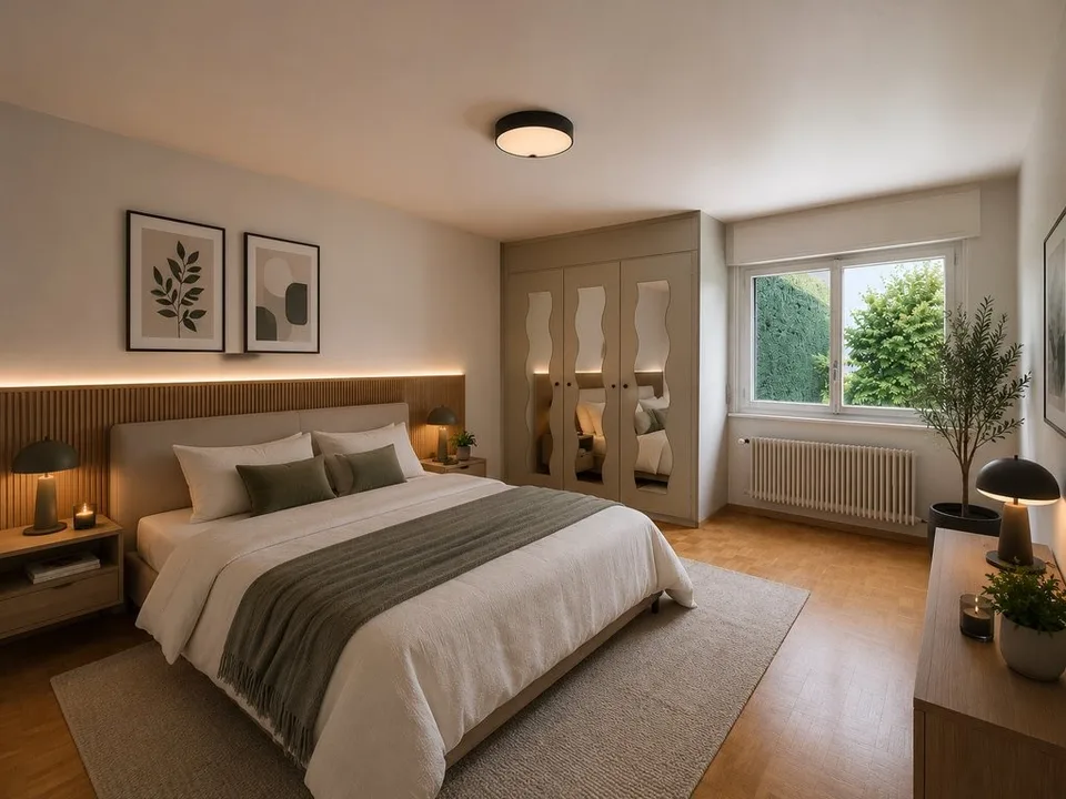 In affitto in quartiere tranquillo sulle alture di Montreux – foto 2 di 12