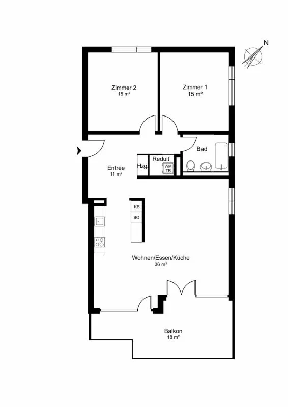 Charmante und moderne Wohnung - Zentral in Bülach – Foto 8 von 8