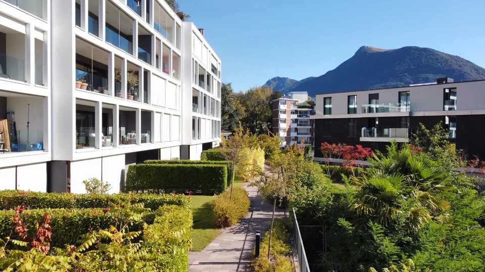 Elegantes Apartment mit 4.5 Zimmern und Seeblick in Lugano Massagno – Foto 15 von 22