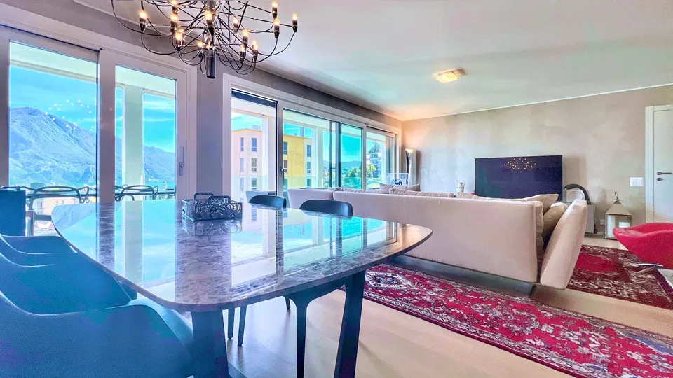Elegantes Apartment mit 4.5 Zimmern und Seeblick in Lugano Massagno – Foto 7 von 22
