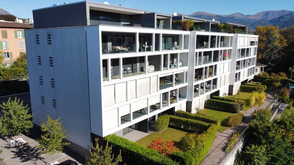 Elegantes Apartment mit 4.5 Zimmern und Seeblick in Lugano Massagno – Foto 14 von 22