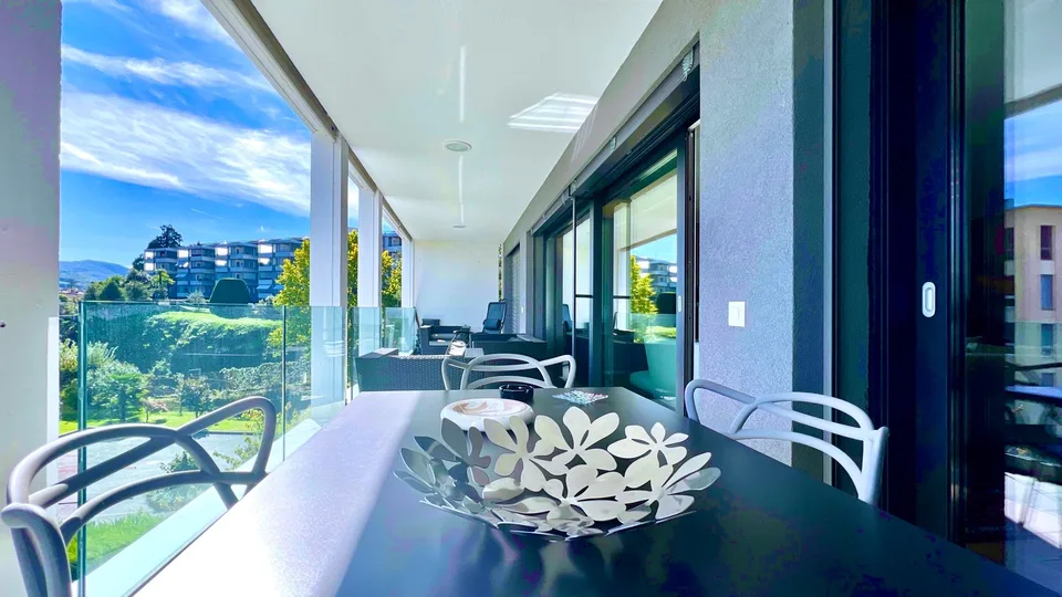 Elegantes Apartment mit 4.5 Zimmern und Seeblick in Lugano Massagno – Foto 4 von 22