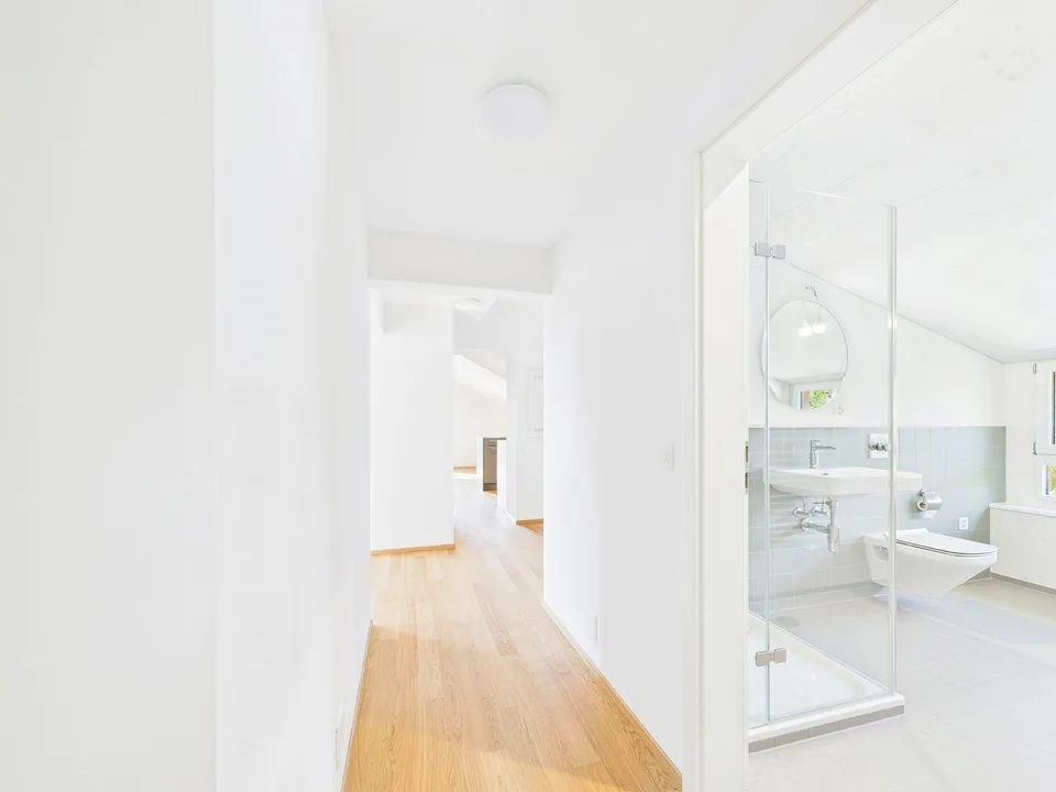Très spacieux, lumineux, fraîchement rénové appartement mansardé – photo 8 sur 11