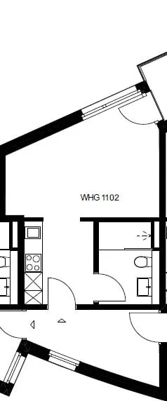 Primo occupante a Zurigo, appartamento 1 camera moderno con balcone – foto 5 di 6