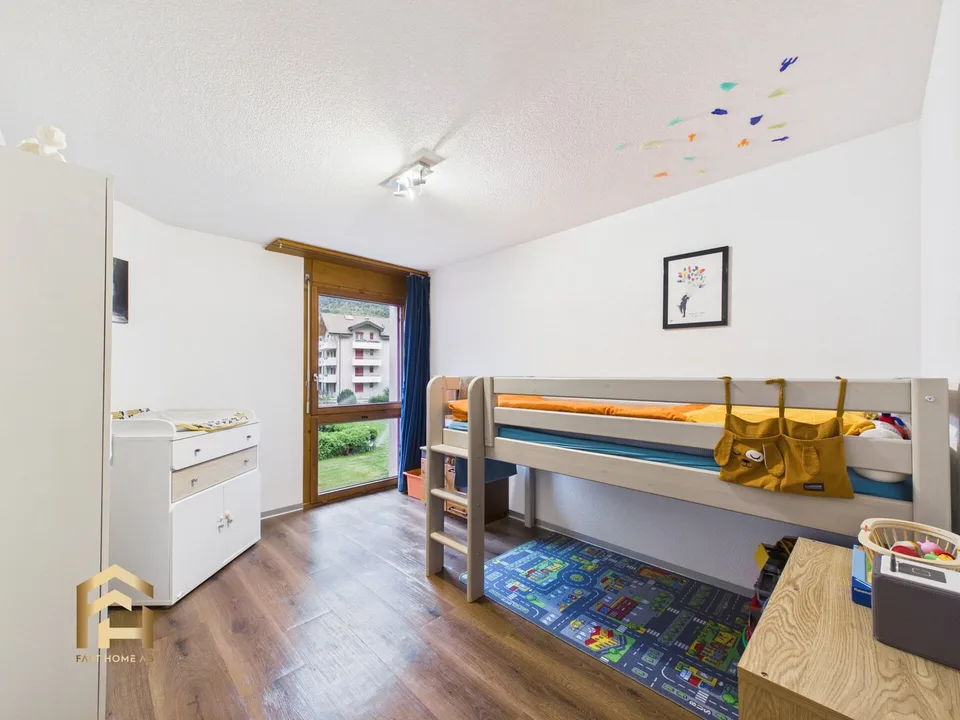 Appartement calme et centralement situé de 4,5 pièces à Glis – photo 6 sur 13