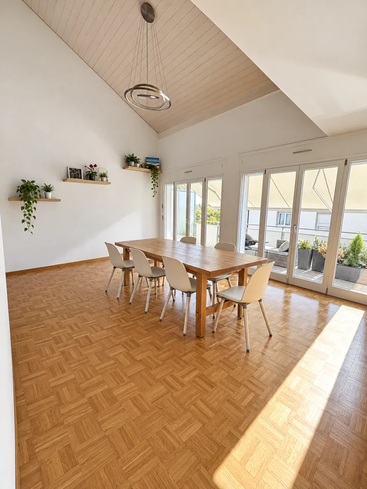 Duplex luminoso di 6 locali con soppalco e balcone a Satigny – foto 3 di 15