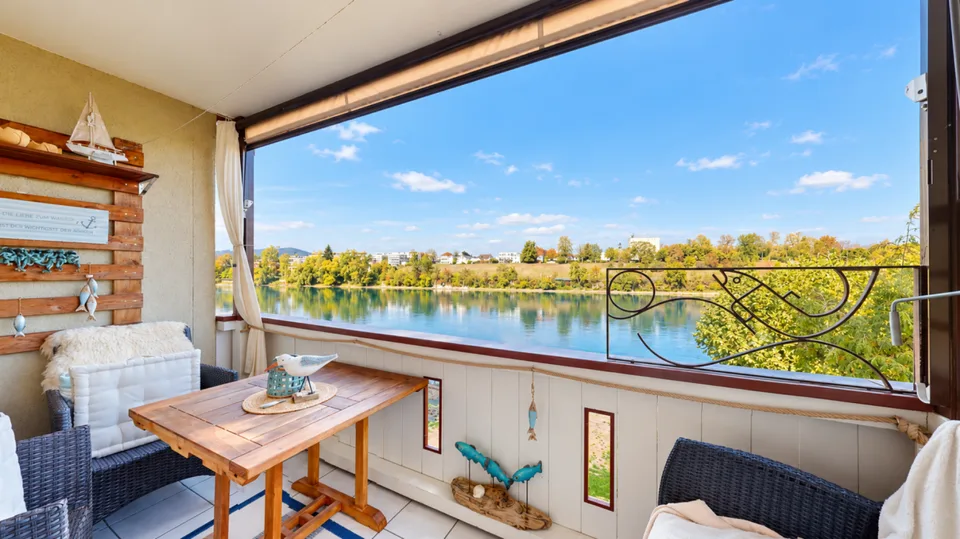 3,5-Zimmerwohnung direkt am Rhein mit traumhafter Aussicht – Foto 6 von 12