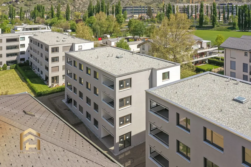 Vivi nel lusso top-moderno a Visp Ovest: appartamento di 4,5 locali nuovo – foto 12 di 13