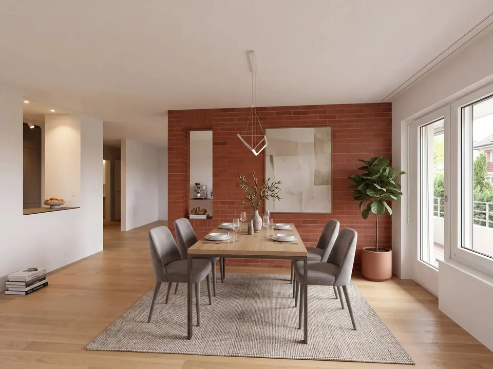 6 Zimmer Wohnung in Widen – Foto 2 von 9