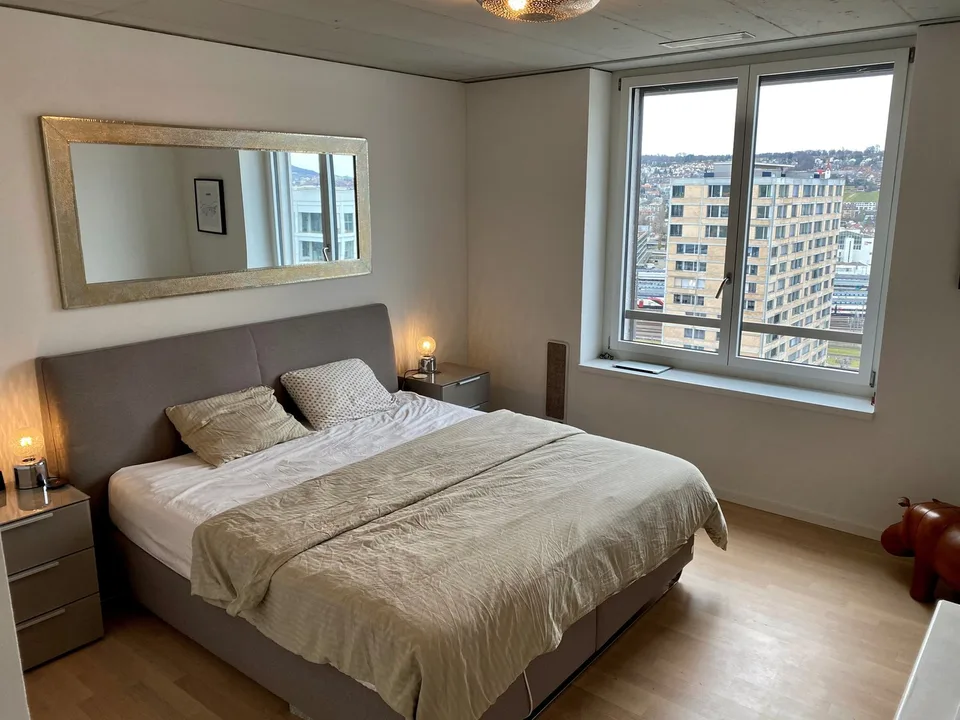 2½ ZI-WOHNUNG IN ZÜRICH - KREIS 9 ALTSTETTEN, MÖBLIERT, TEMPORÄR – foto 5 di 10