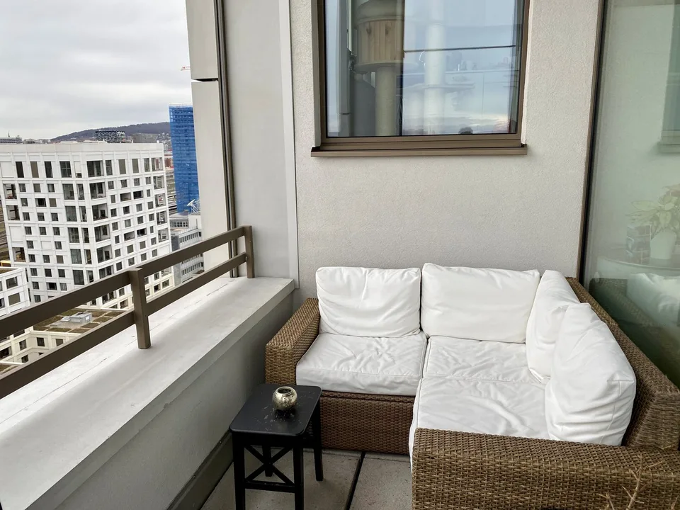 2½ ZI-WOHNUNG IN ZÜRICH - KREIS 9 ALTSTETTEN, MÖBLIERT, TEMPORÄR – foto 7 di 10