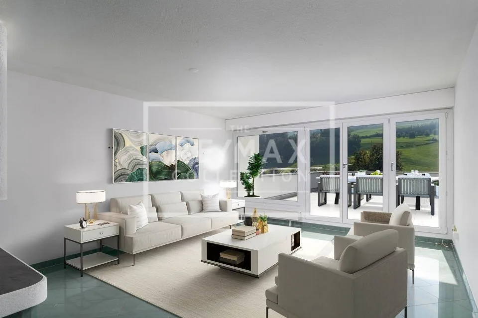 Exklusive 6.5-Zimmer-Terrassen-Wohnung mit herrlicher Aussicht und ... – Foto 5 von 13