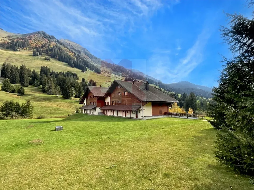 Charmantes 2.5-Zimmer-Dachwohnung in Les Mosses mit außergewöhnlicher Aussicht – Foto 5 von 13