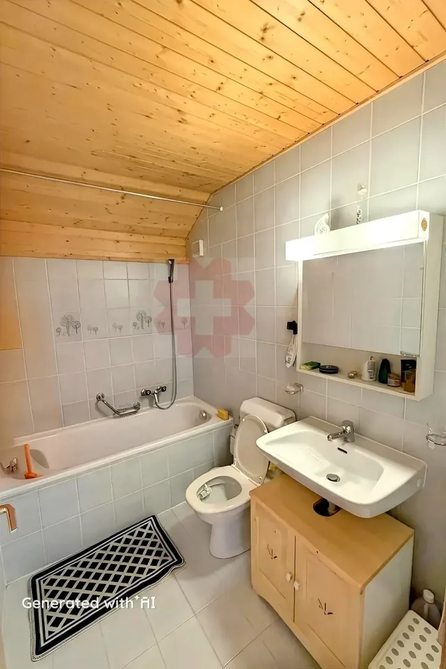 Charmantes 2.5-Zimmer-Dachwohnung in Les Mosses mit außergewöhnlicher Aussicht – Foto 9 von 13